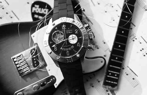 Original photograph of a Zenith DEFY watch by Andy Summers