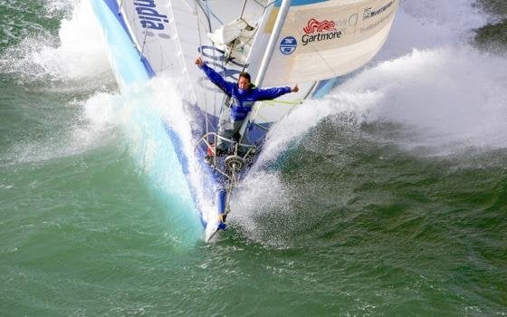 Delma sets sail with record-holder Nick Moloney