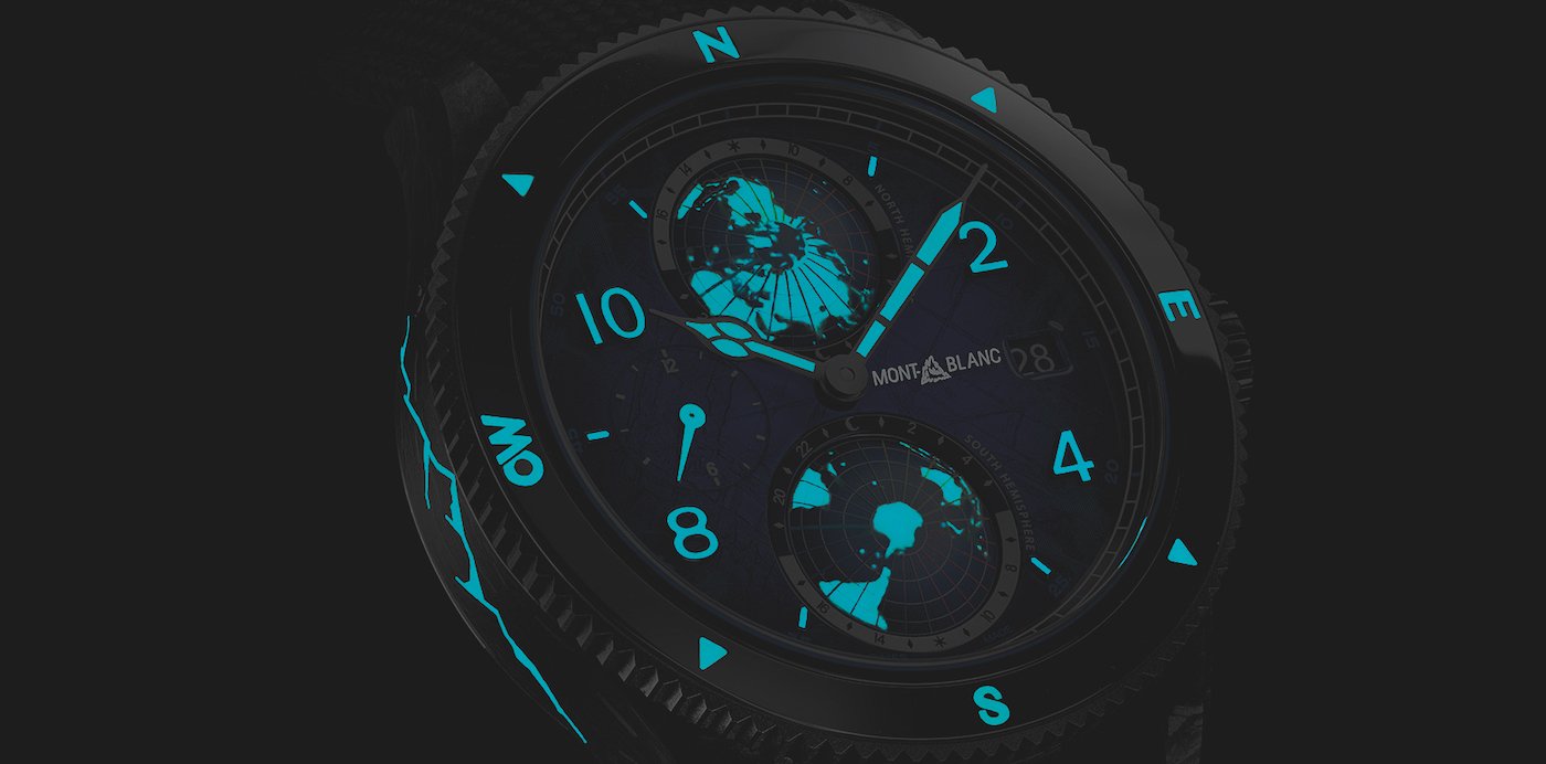 Montblanc presents the 1858 Geosphere 0 Oxygen CARBO2 for Only Watch 2023