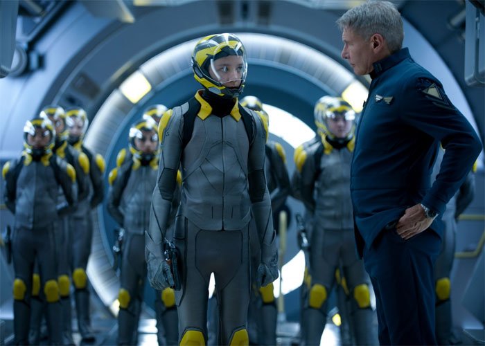 Harrison Ford as Colonel Gaff in “Ender's Game”