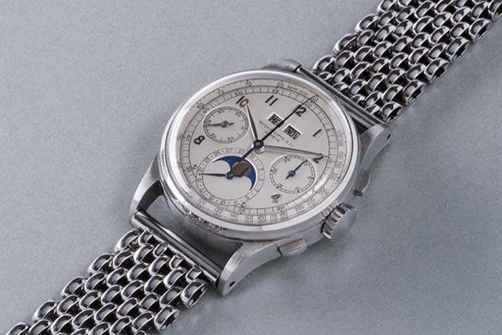 Patek Philippe 1518 sold for 12.5 million CHF at a Phillips Bacs & Russo auction in Geneva