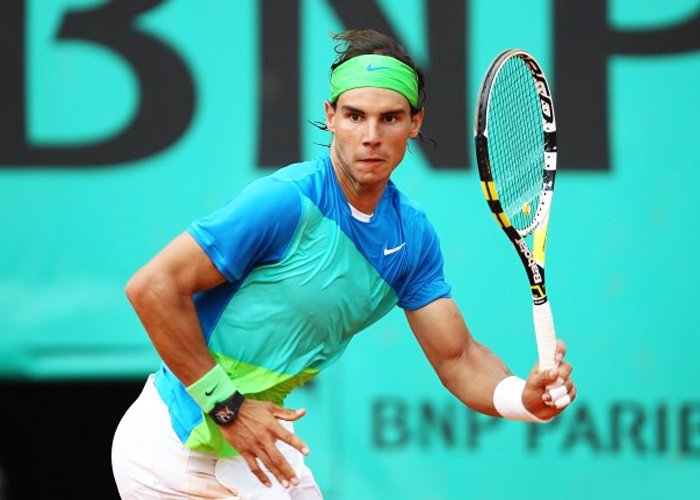 Rafael Nadal wearing the RM 027 in 2013