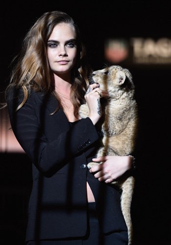Cara Delevingne at her TAG Heuer party in Paris