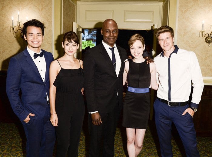Artistic Director Cameron Bailey with the 2014 TIFF rising stars