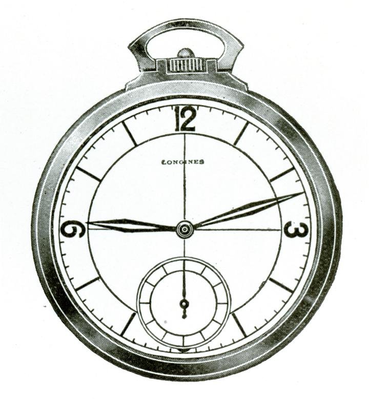 A 1935 sectorial pocket-watch