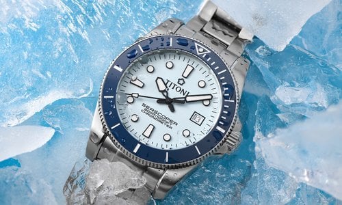 Titoni presents the sportily elegant Seascoper 300 – Ice Blue