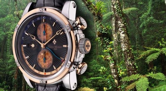 Louis Moinet : The King of Malaysia unveils the “Geograph rainforest”