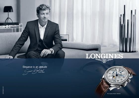 Simon Baker in Longines' New Advertising Campaign