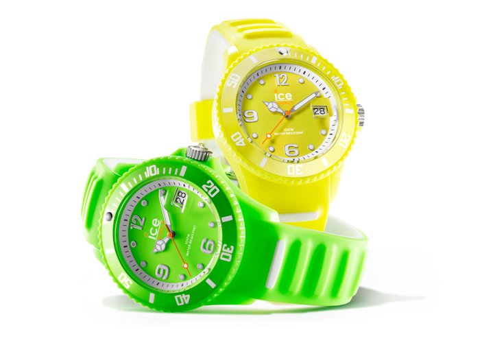 Ice-Sunshine in Neon Green and Neon Yellow