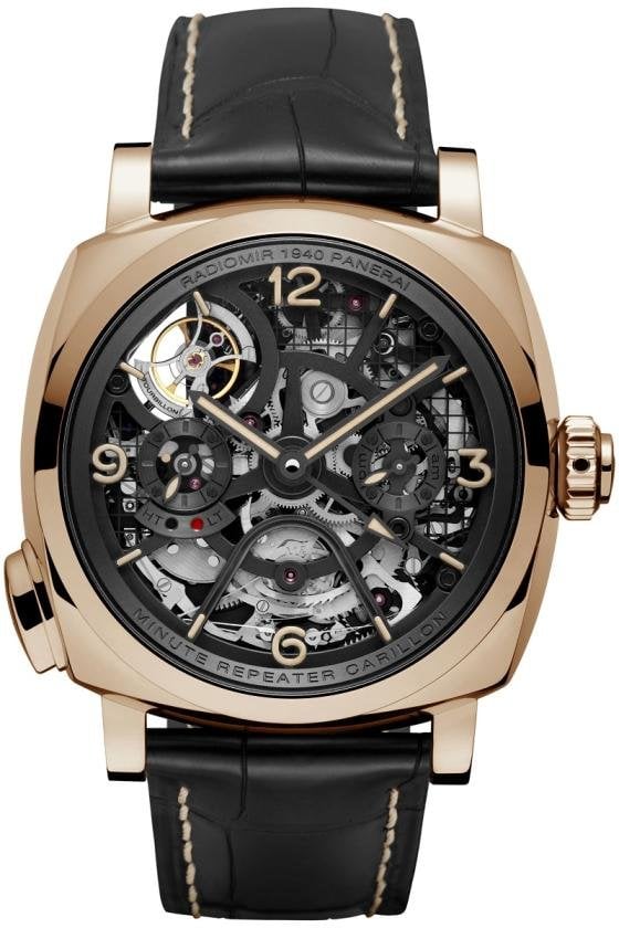 Officine Panerai's new Radiomir 1940 Minute Repeater Carillon Tourbillon GMT is made to impress