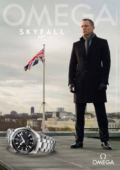 Omega - Daniel Craig as James Bond in Skyfall