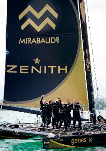 The Ladycat (powered by Spindrift racing and sponsored by Zenith)