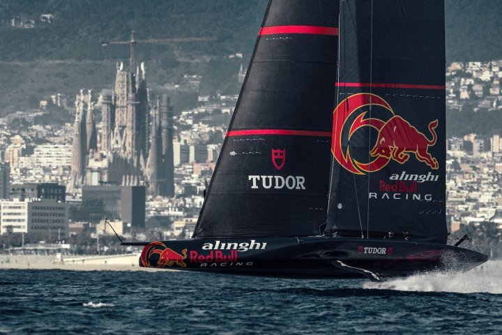Alinghi Red Bull Racing unites the two-time America's Cup winner, Alinghi, with Red Bull and will sail under the flag of the Société Nautique de Genève. The America's Cup will take place in Barcelona in the fall of 2024.