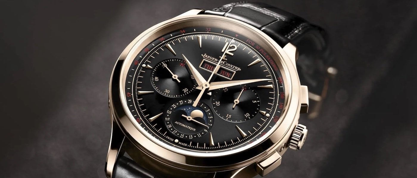 Jaeger-LeCoultre presents the pink gold Master Control Chronograph Calendar with black dial