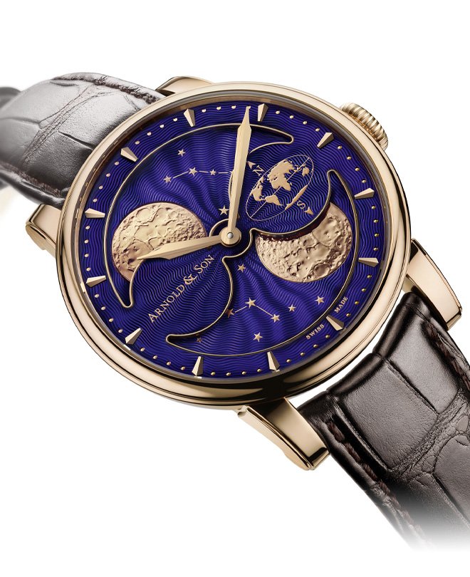 HM DOUBLE HEMISPHERE PERPETUAL MOON by Arnold & Son