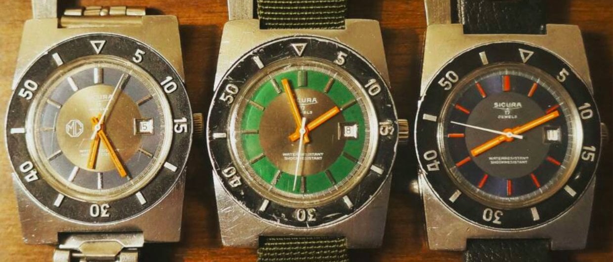 Travel vintage tool watches
