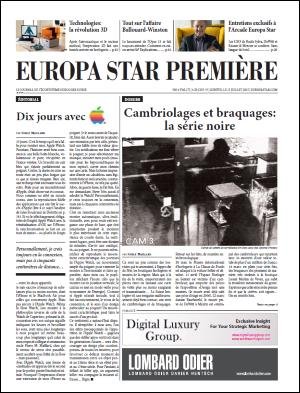 Europa Star Première - Juillet/Août n°4-2015