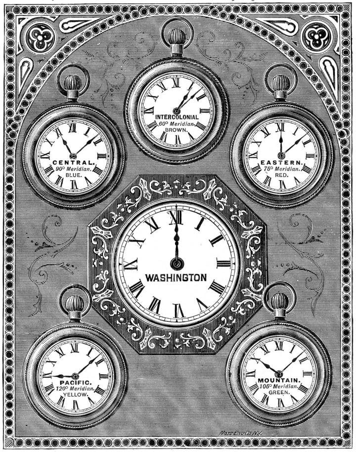 From sedentary time to travelling clocks