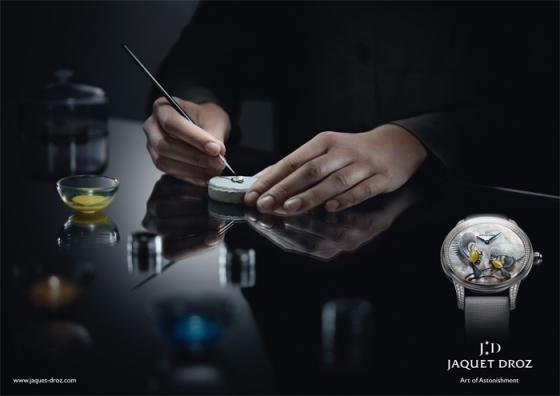 Jaquet Droz's New Advertising Campaign “Art of Astonishment”