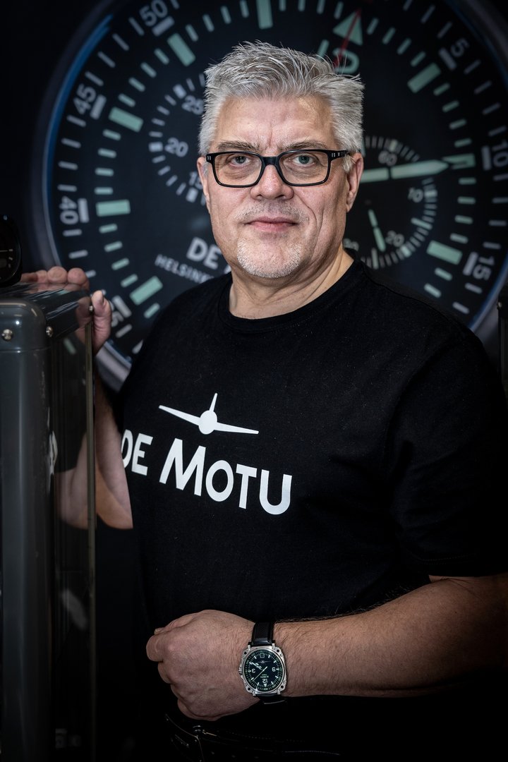 Valdemar Hirvelä, CEO and designer at De Motu