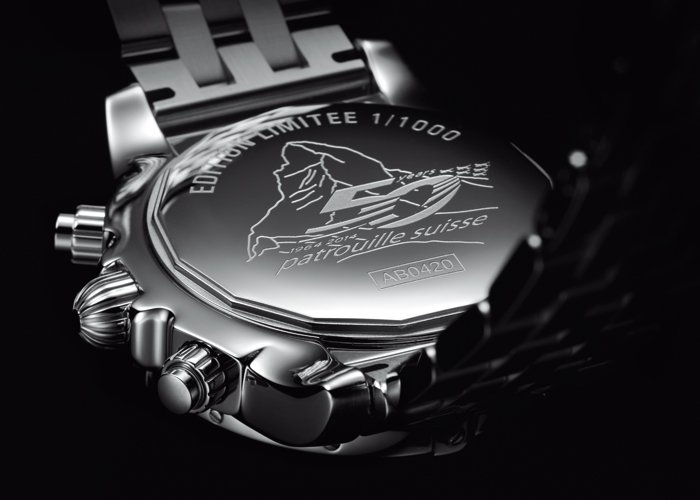 Chronomat 44 GMT “Patrouille Suisse 50th Anniversary” by Breitling (Back)
