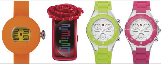 Over the rainbow with fashion watches
