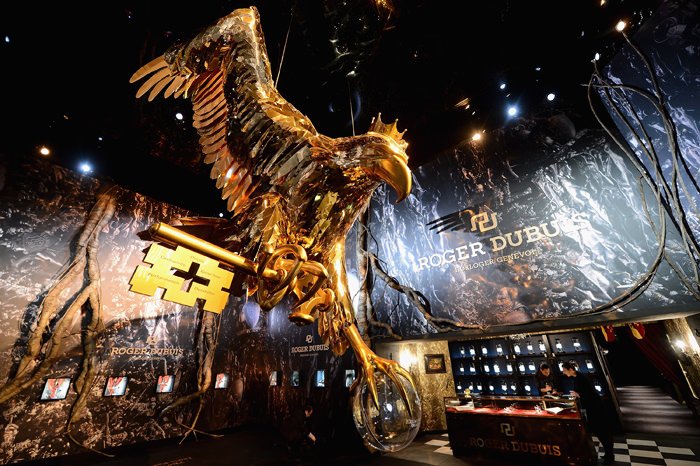 The impressive Roger Dubuis booth at SIHH 2013