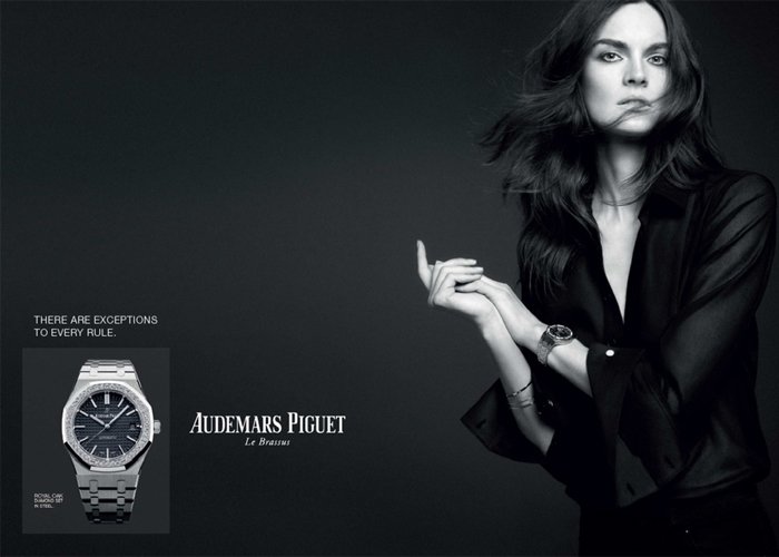Audemars Piguet 2014 advertising campaign featuring Anouck Lepère