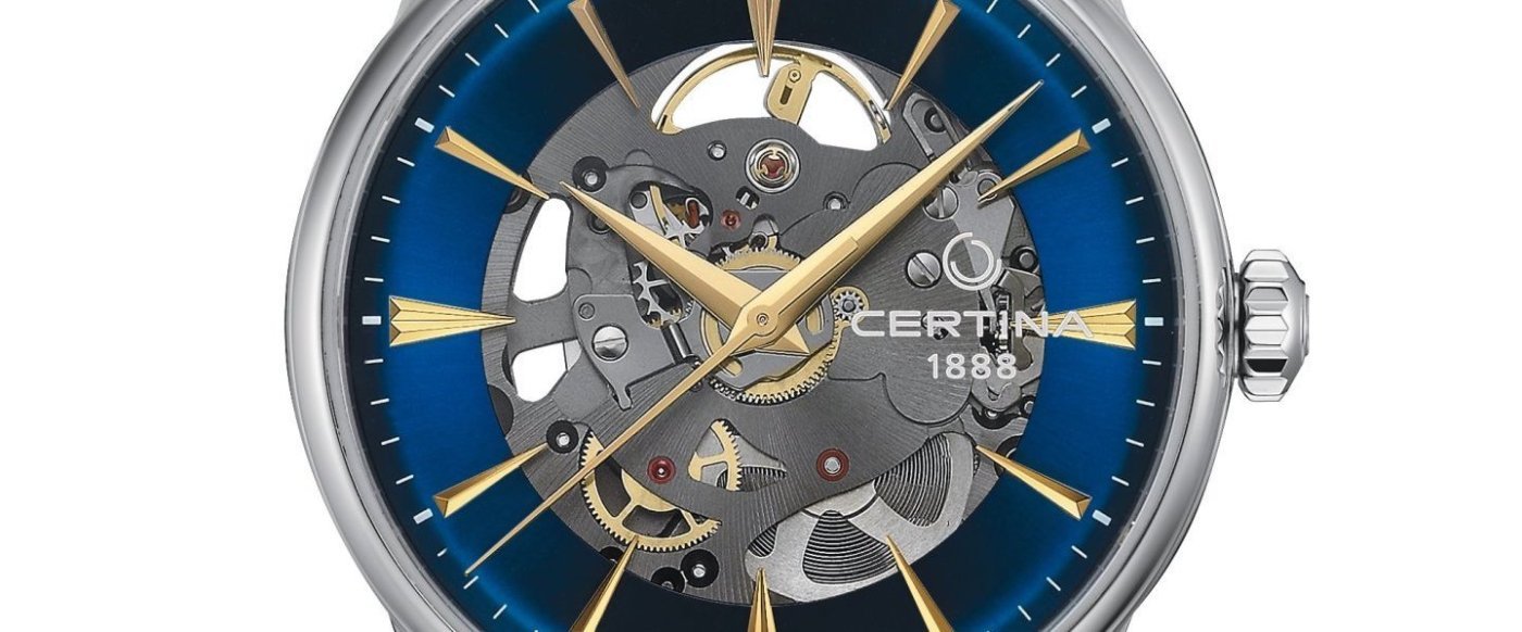 The new Certina DS-1 Skeleton: designed with light in mind 