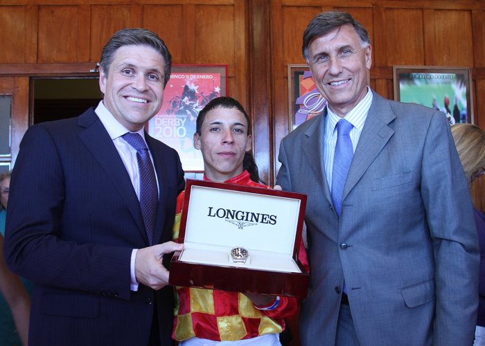 Prize-giving ceremony of the Clásico Longines