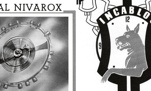 1933: The origins of Nivarox and Incabloc 
