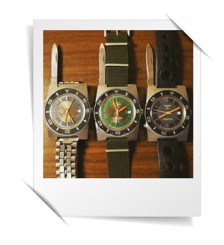 Travel vintage tool watches