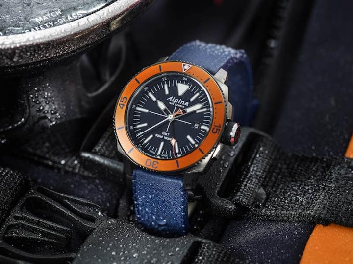 The Seastrong Diver in iconic orange bezel