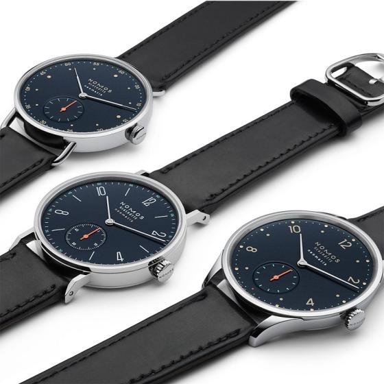 Nomos launches new series, has the blues