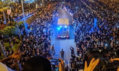Report on unrest in Hong Kong