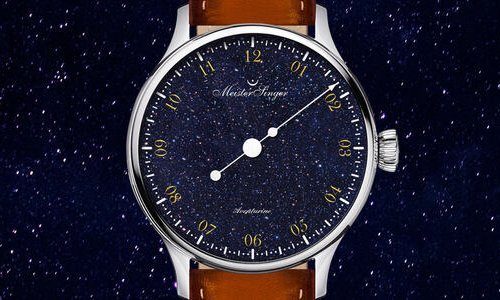 MeisterSinger unveils the Pangaea Aventurine: a single-hand watch with a genuine stone dial