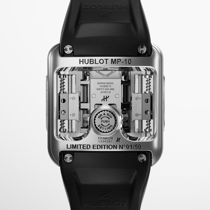 Hublot's imposing MP-10 Tourbillon Weight Energy System