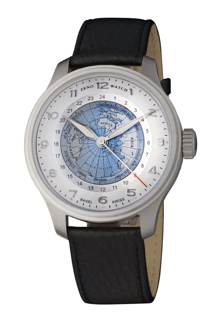Zeno Polar Worldtimer: A Bird's-Eye View of Time from the North Pole
