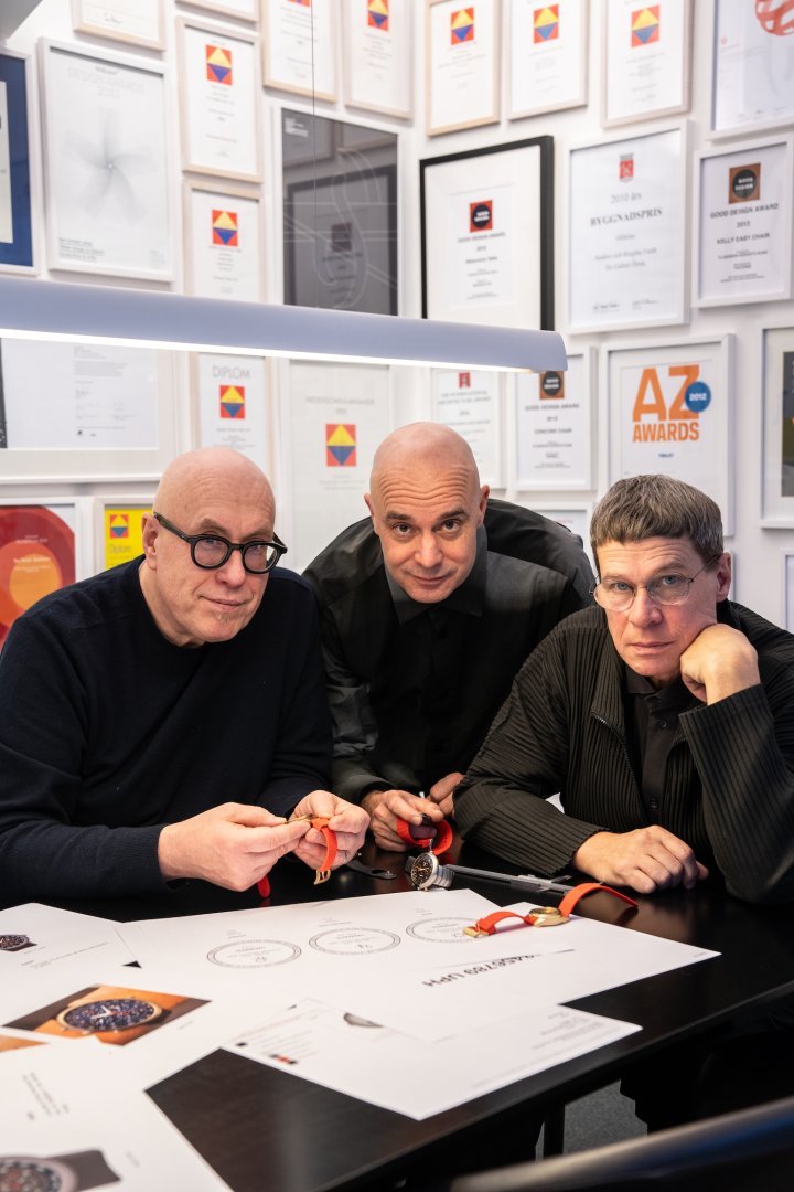 Eero Koivisto, Mårten Claesson, and Ola Rune met at art school while studying to become architects and designers. Their studio has won around 100 awards to date. 