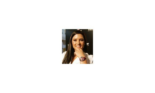 Tissot ambassador Danica Patrick fashions the Tissot PRC 100 Diamonds watch in fall fashion preview