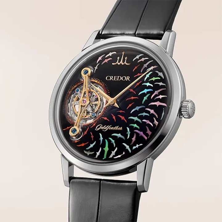 Credor's new Goldfeather Tourbillon, a masterpiece of Urushi Art and precision