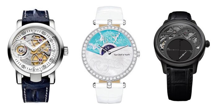 Timepieces donated to ONLY WATCH 2013 by Armin Strom, Van Cleef & Arpels, Maurice Lacroix