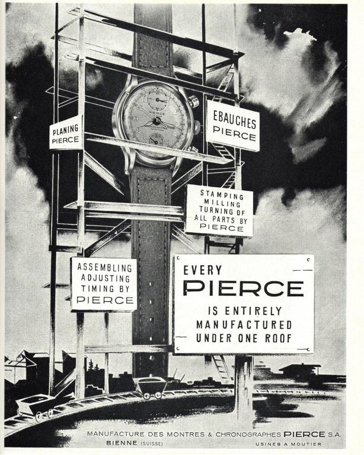 Pierce ad in 1947