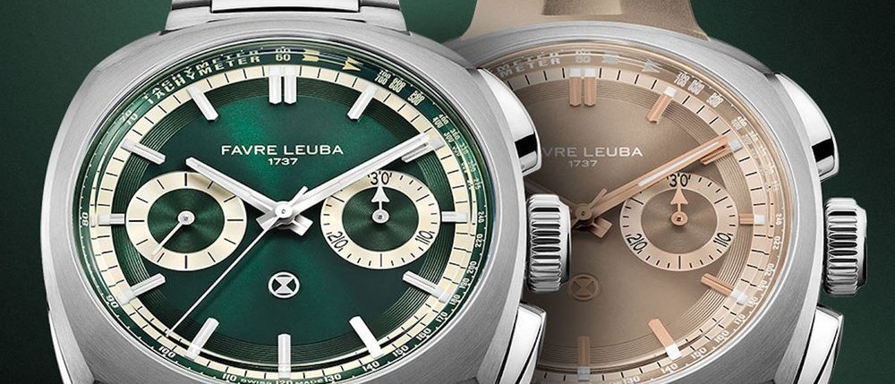 Favre Leuba expands Chief Chronograph collection in British Racing Green and Dune