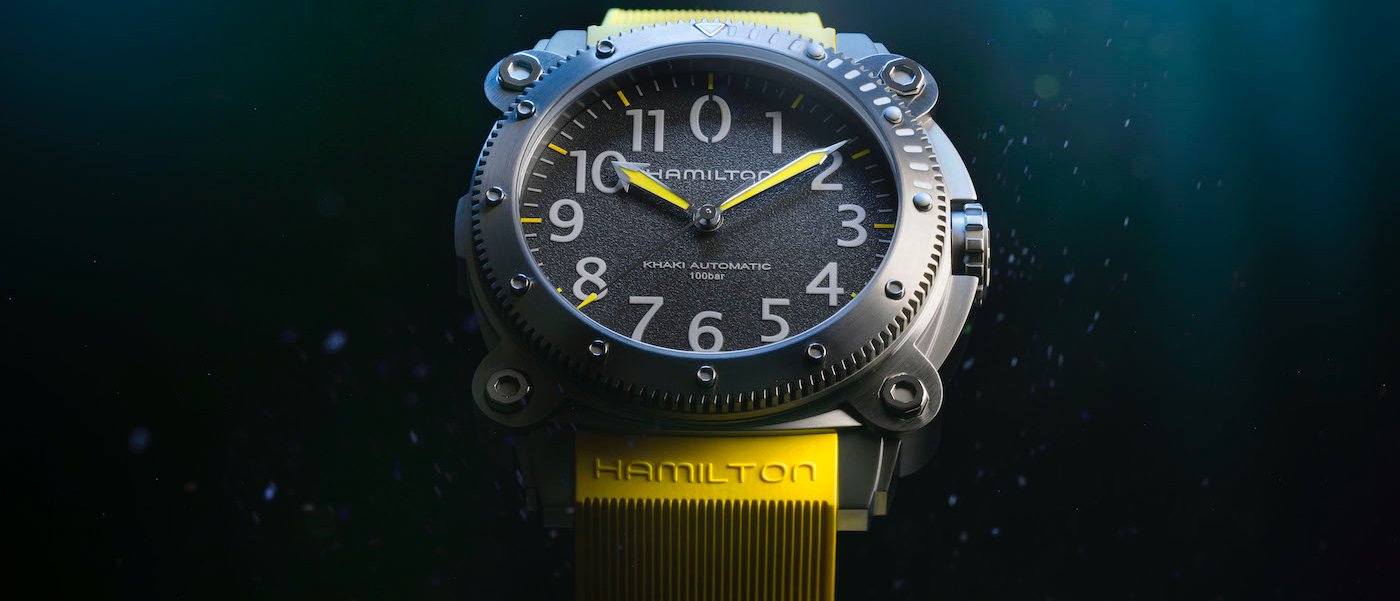Hamilton Khaki Navy BeLOWZERO now legible deep underwater