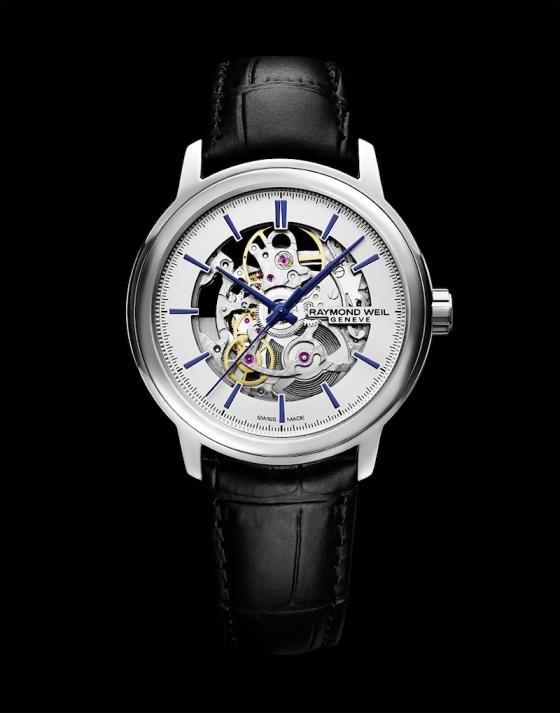 Raymond Weil focuses on the essentials with the Maestro Skeleton