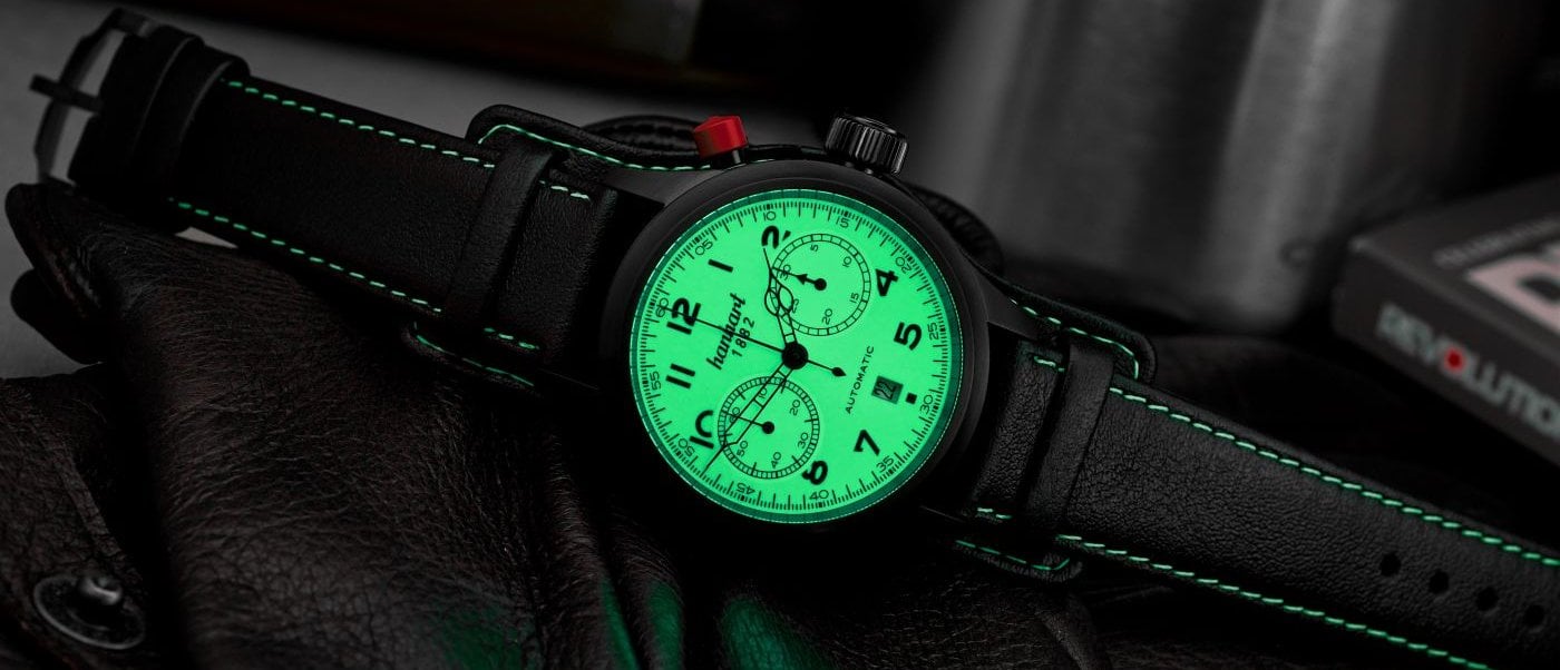 Hanhart's luminescent new #FliegerFriday Night Pilot