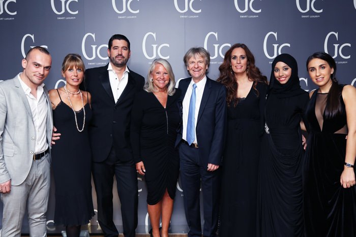 From left to right: Big Dani Perez, Virginie Riot-Billet, Ricardo Velasquez, Cindy Livingston, Jean-Daniel Pasche, Sabrine El Hossamy, Shayma Al-Mughairy, Maddalena Miramonti