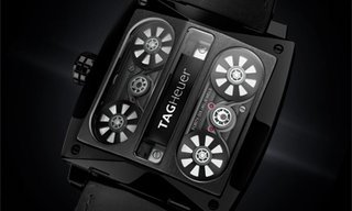 LVMH - TAG HEUER - The V4 Tourbillon... with belt drive!