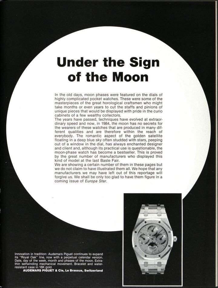 An iconic watch in Europa Star's archives: the Royal Oak